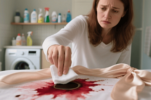 Как спасти ткань, если вы посадили сложное пятно (кофе, вино, ягоды)